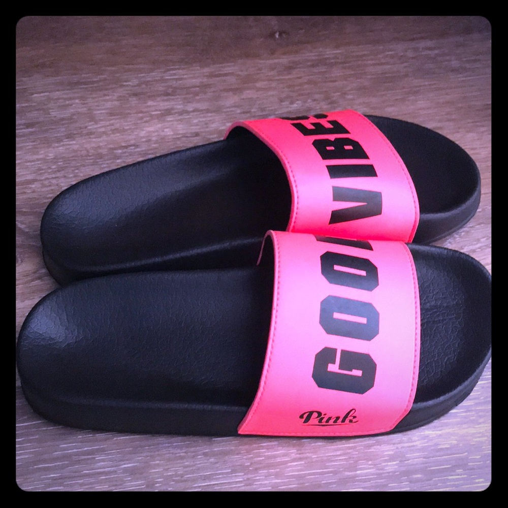 Victoria Secret Slides Hot color size Large